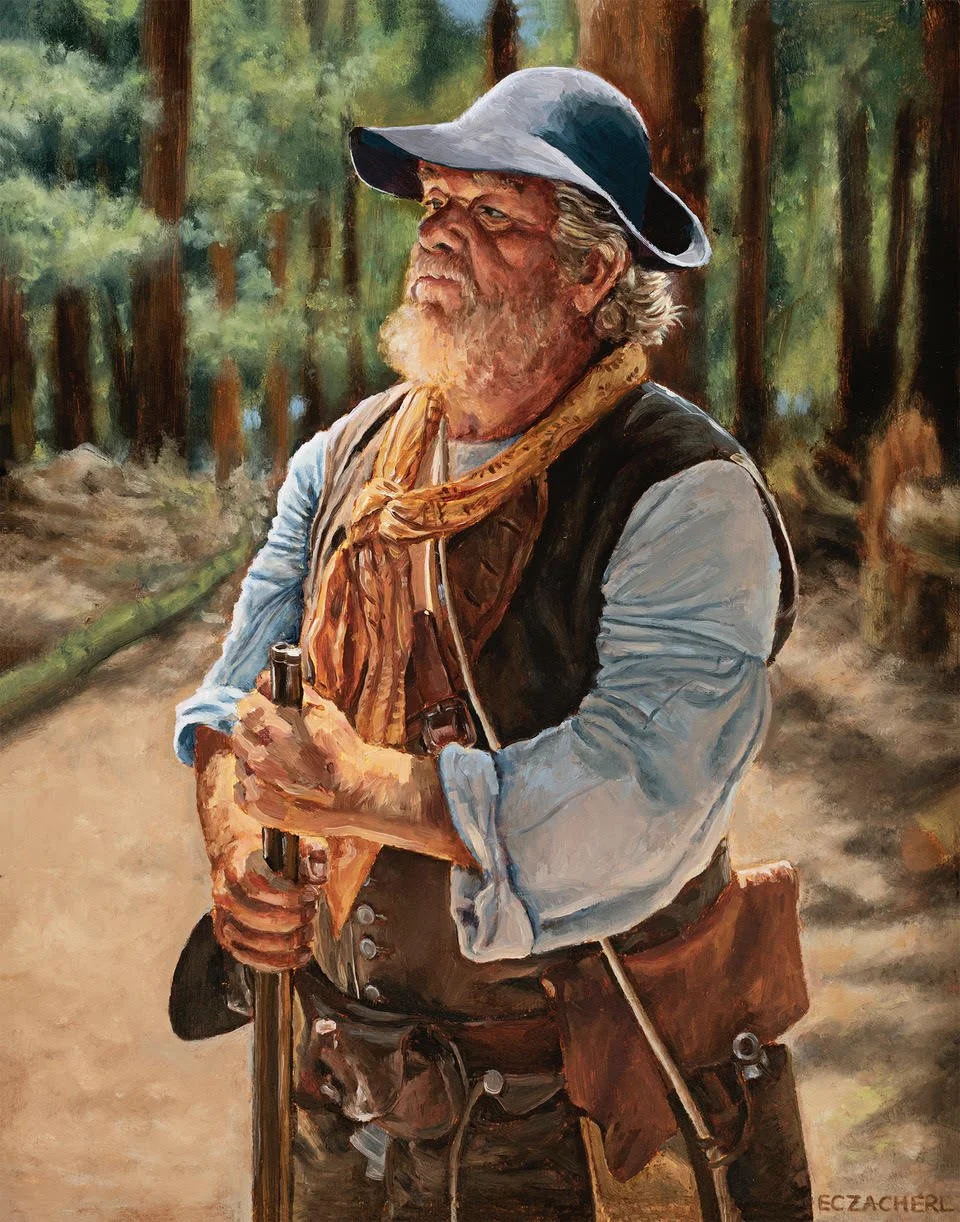 Reflections of a Ranger
11" x 14"
Water-Mixable Oils on Wooden Panel