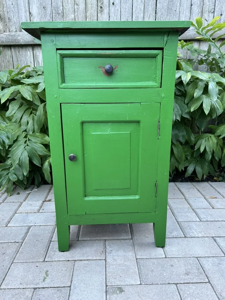kelly green cabinet