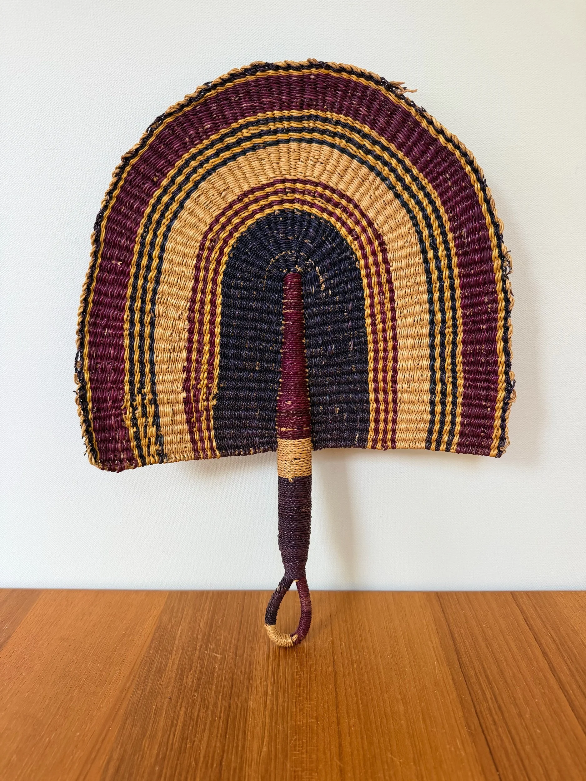 purple plum wicker fan