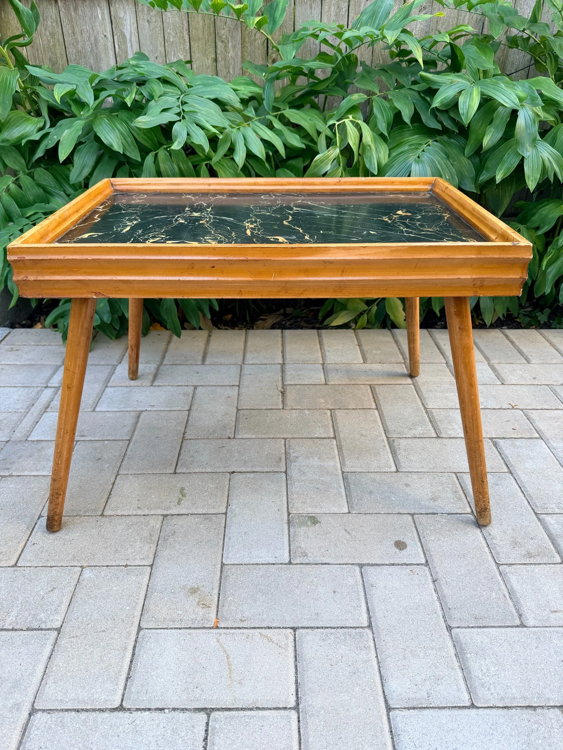 petite mid century coffee table