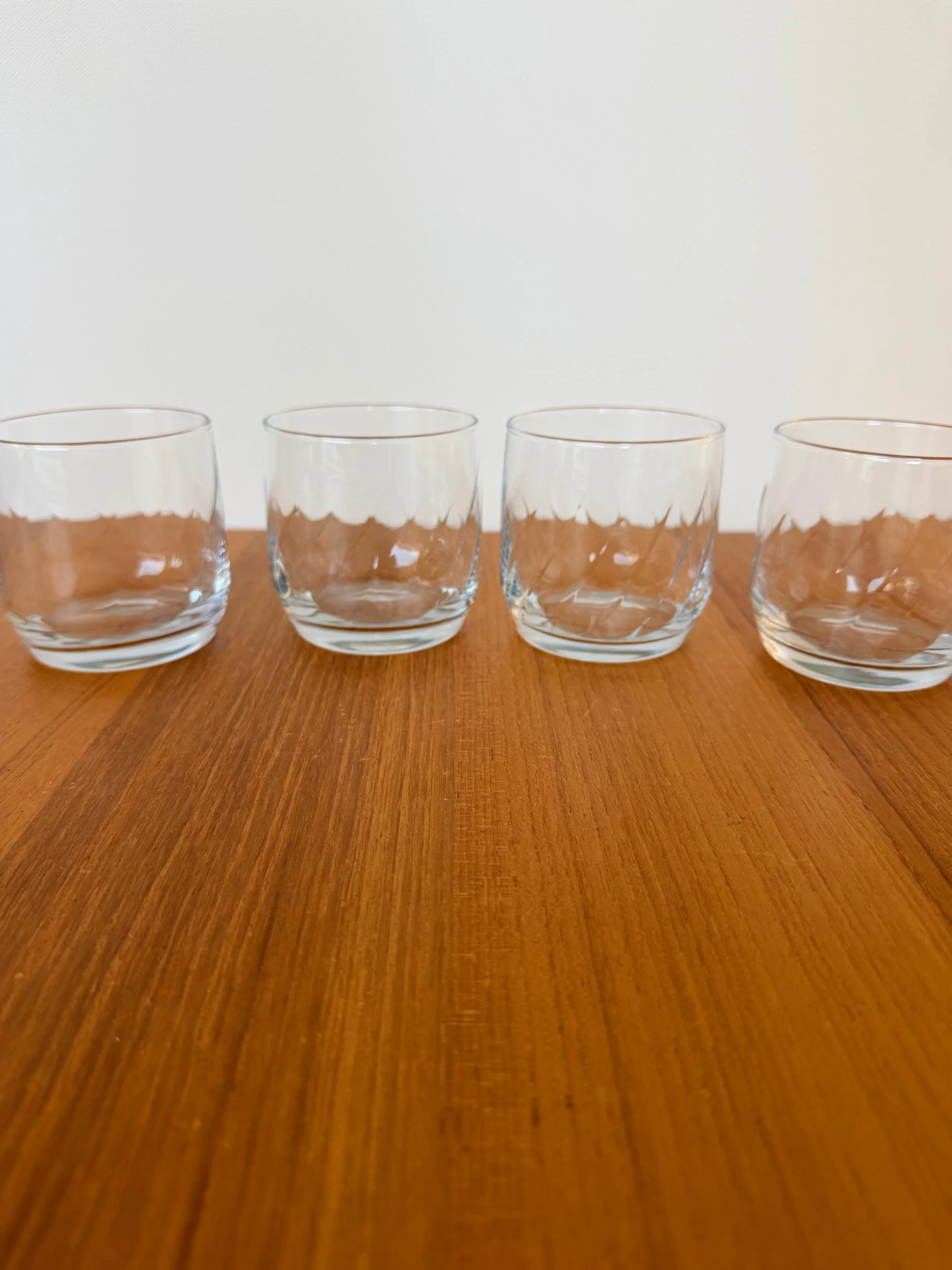 4 small glasses