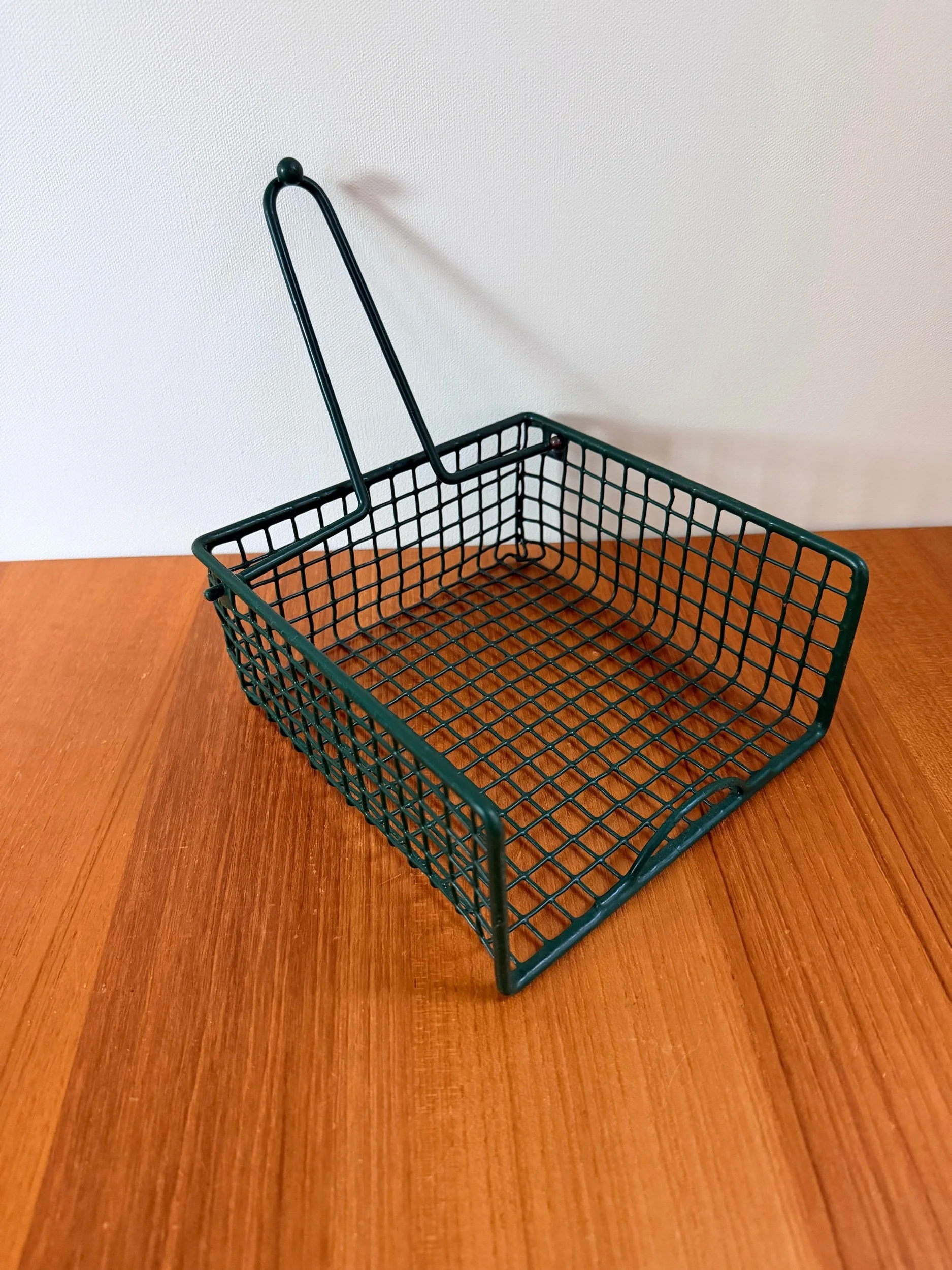 vintage green napkin holder