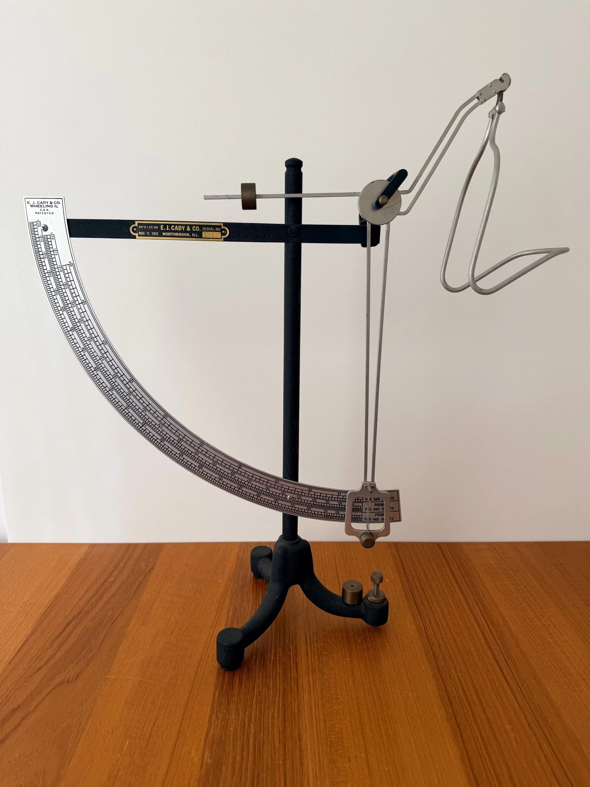 antique paper weight scale