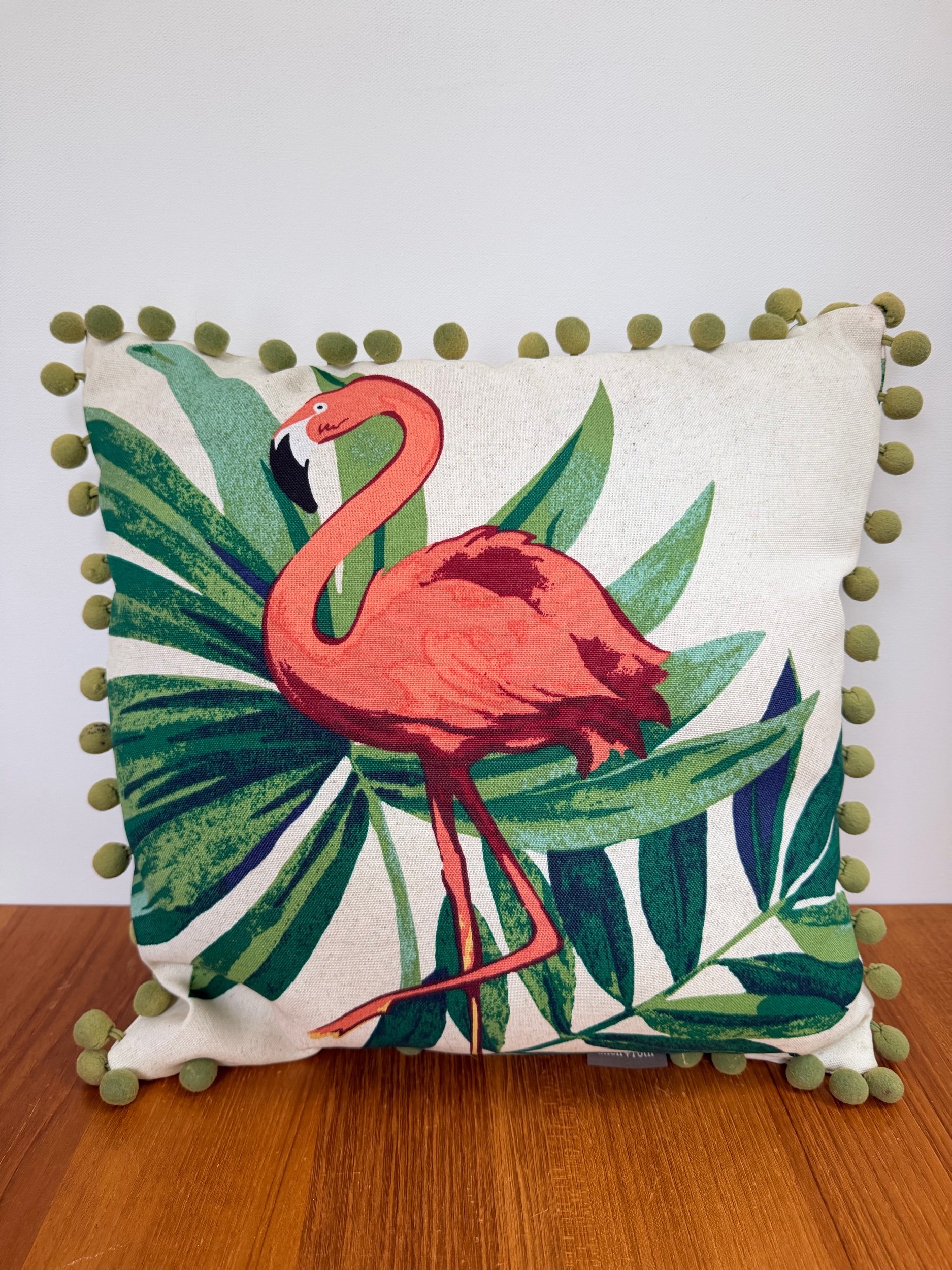 flamingo throw pillow