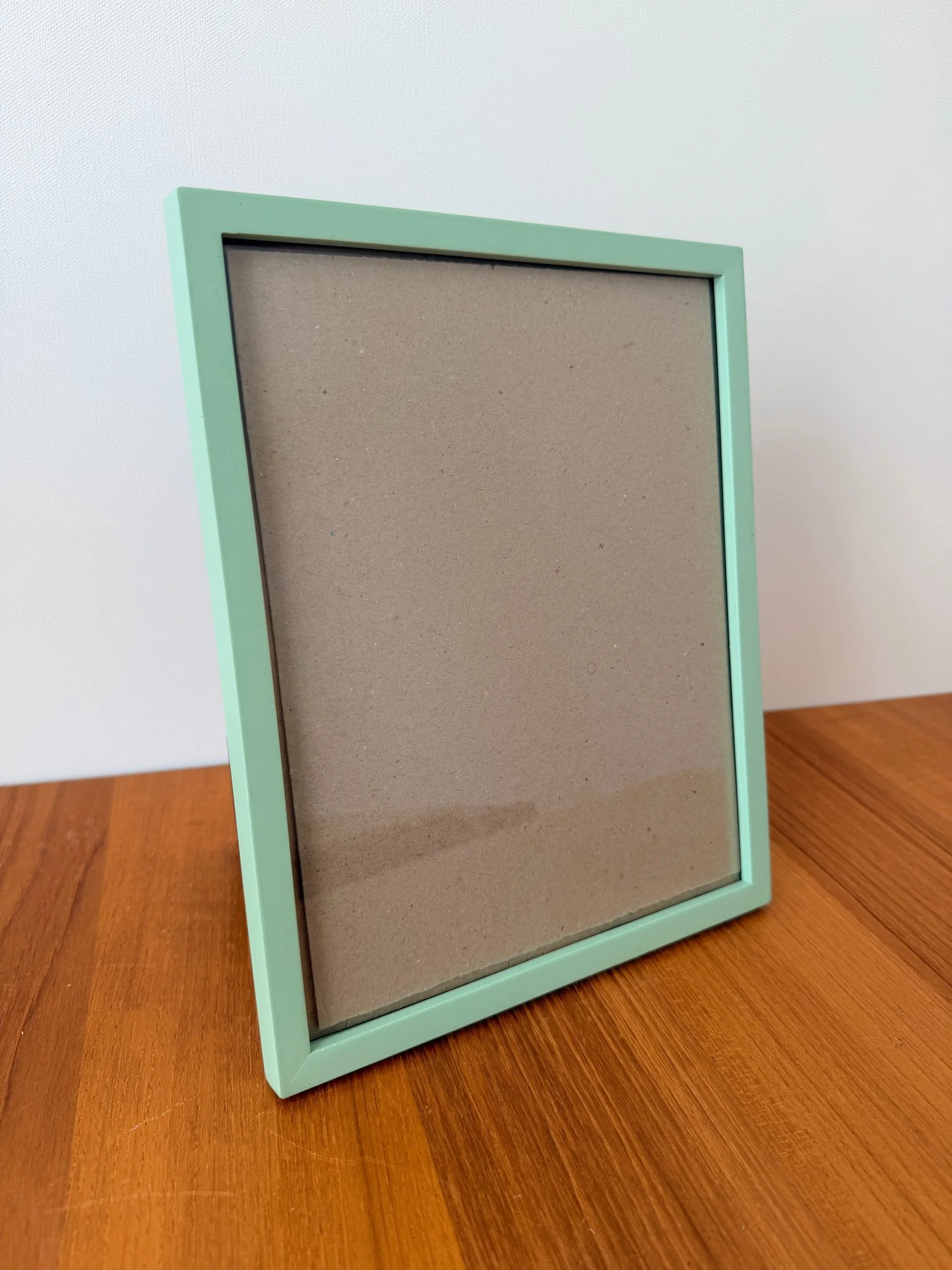 mint green picture frame