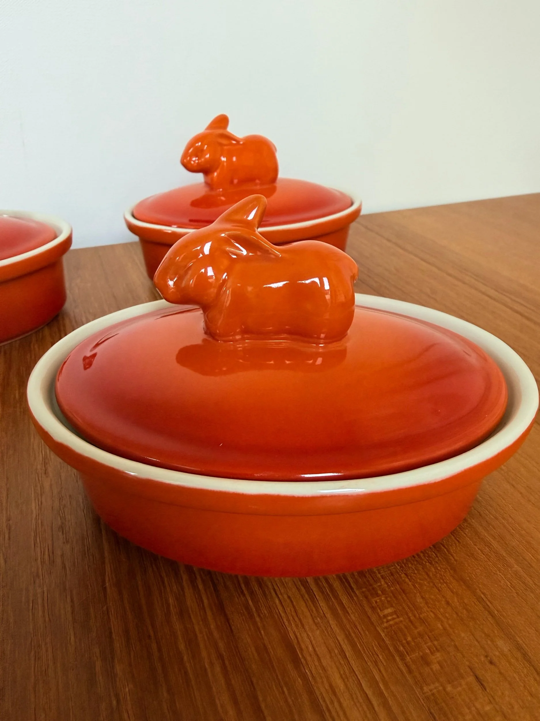 orange bunny ramekin