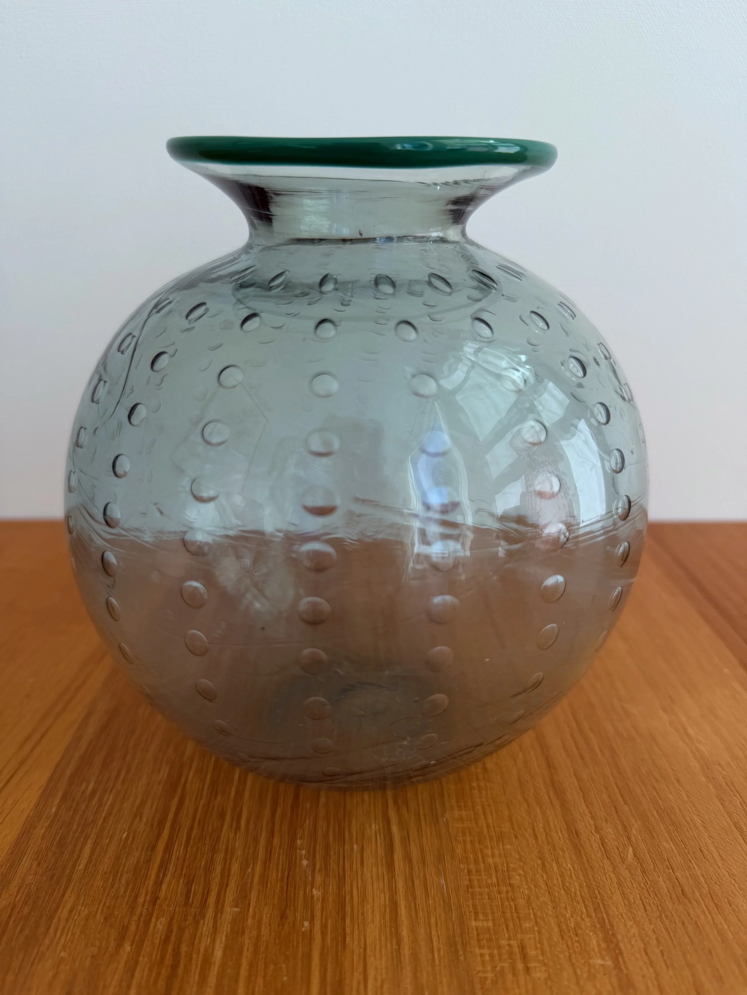 blown art bubble glass