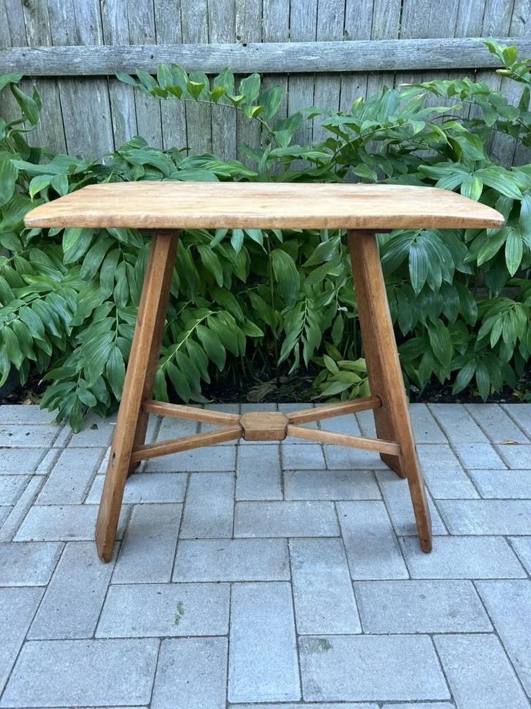 wood console table