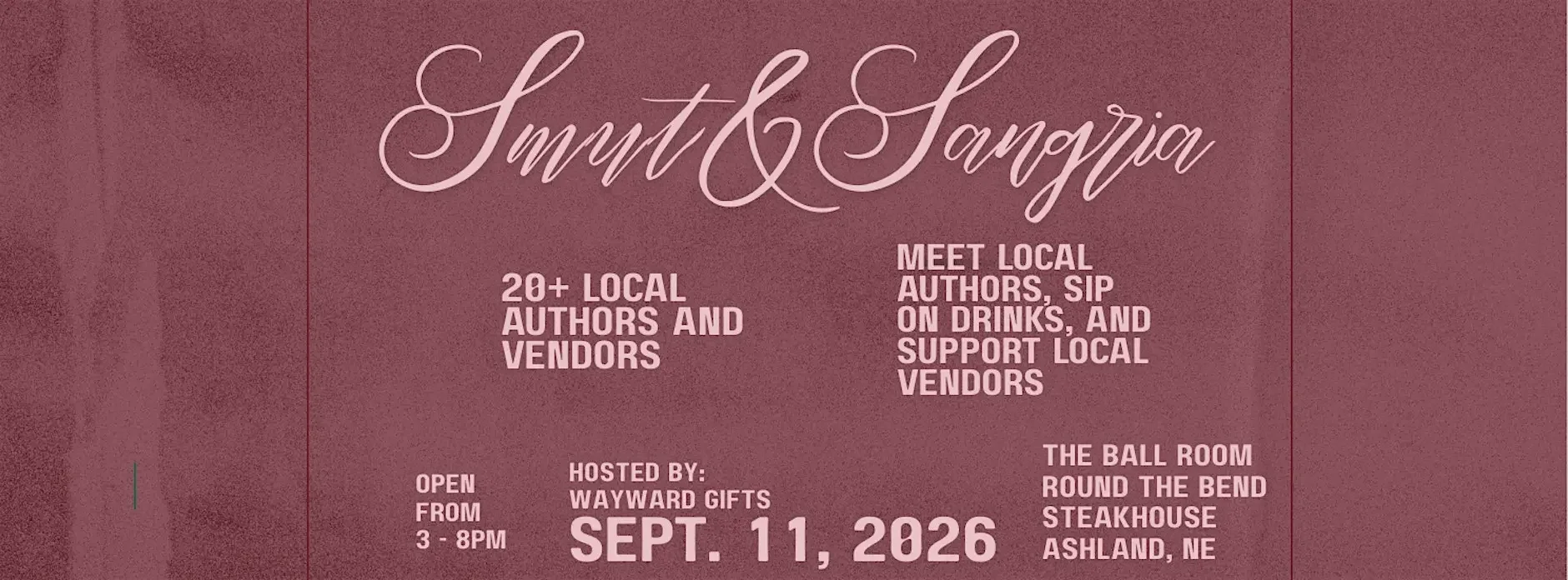 Pop Up @ Smut & Sangria 