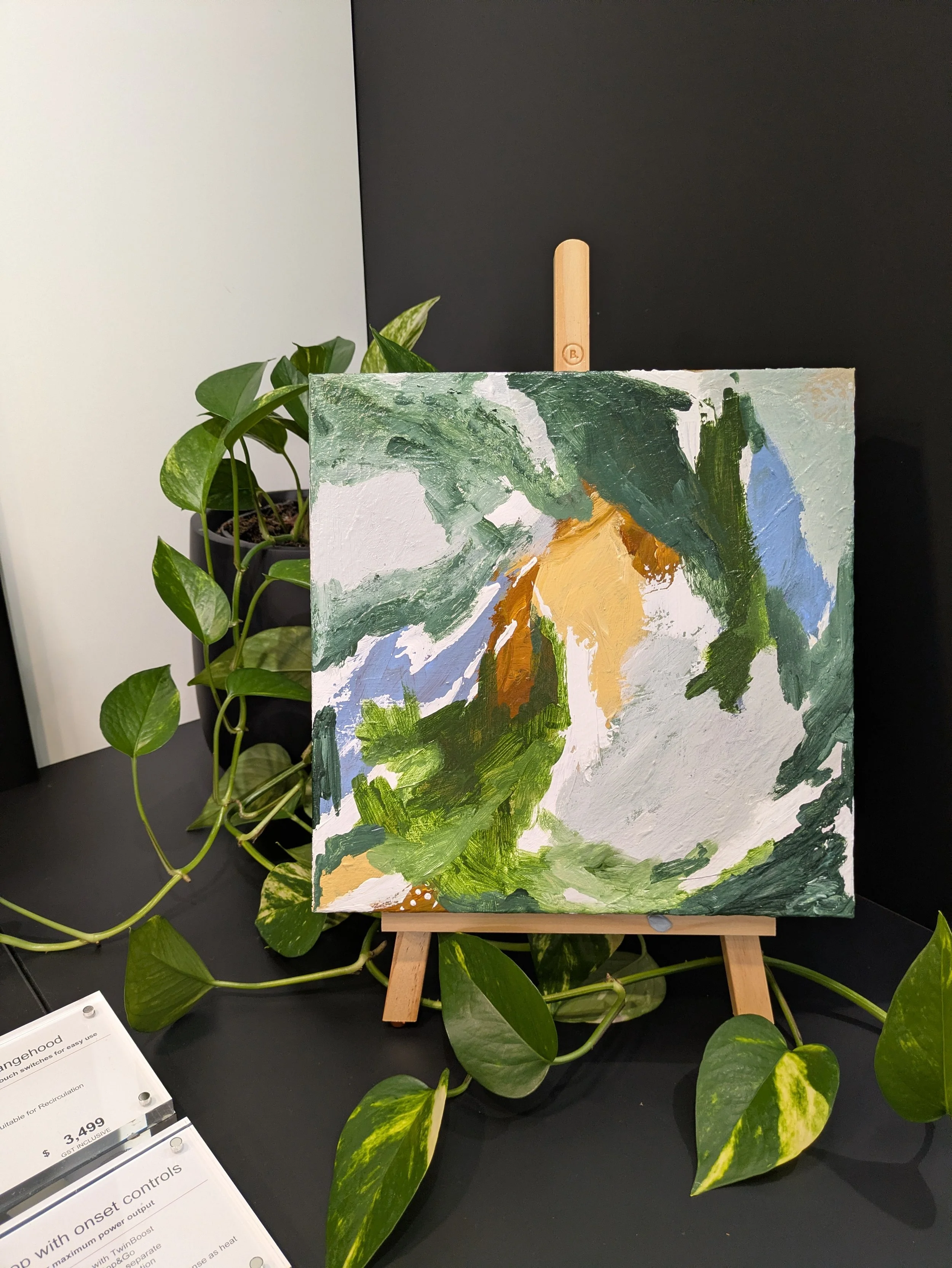 "HOPE FLOWS ON" 25 x 25cm