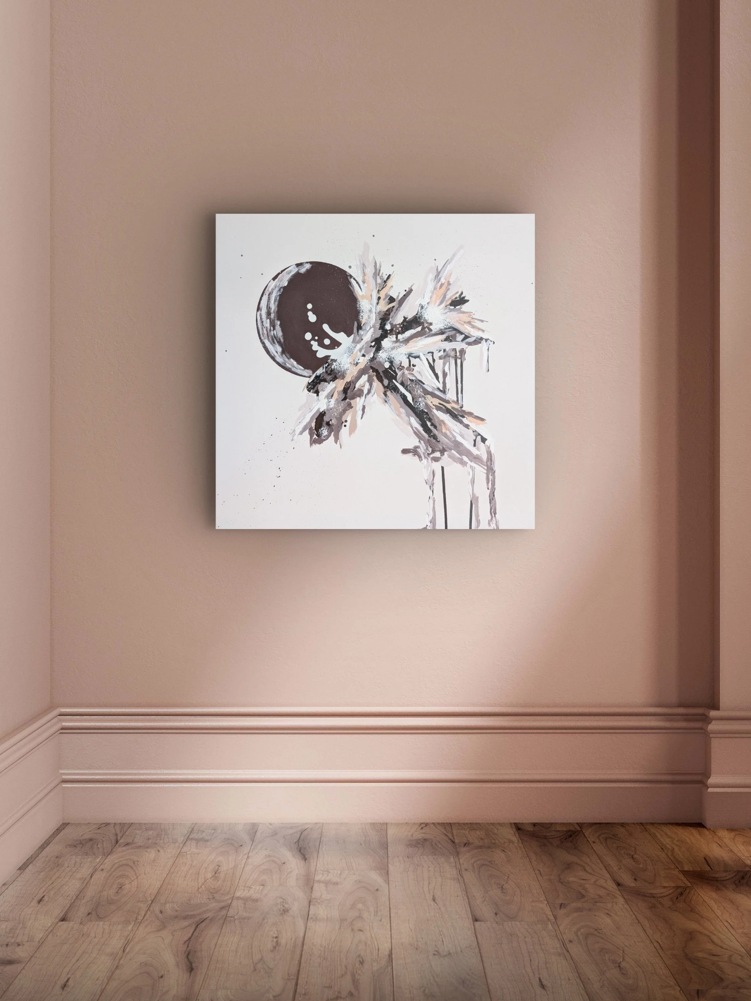 "Controlled Chaos" 60.9 x 60.9cm