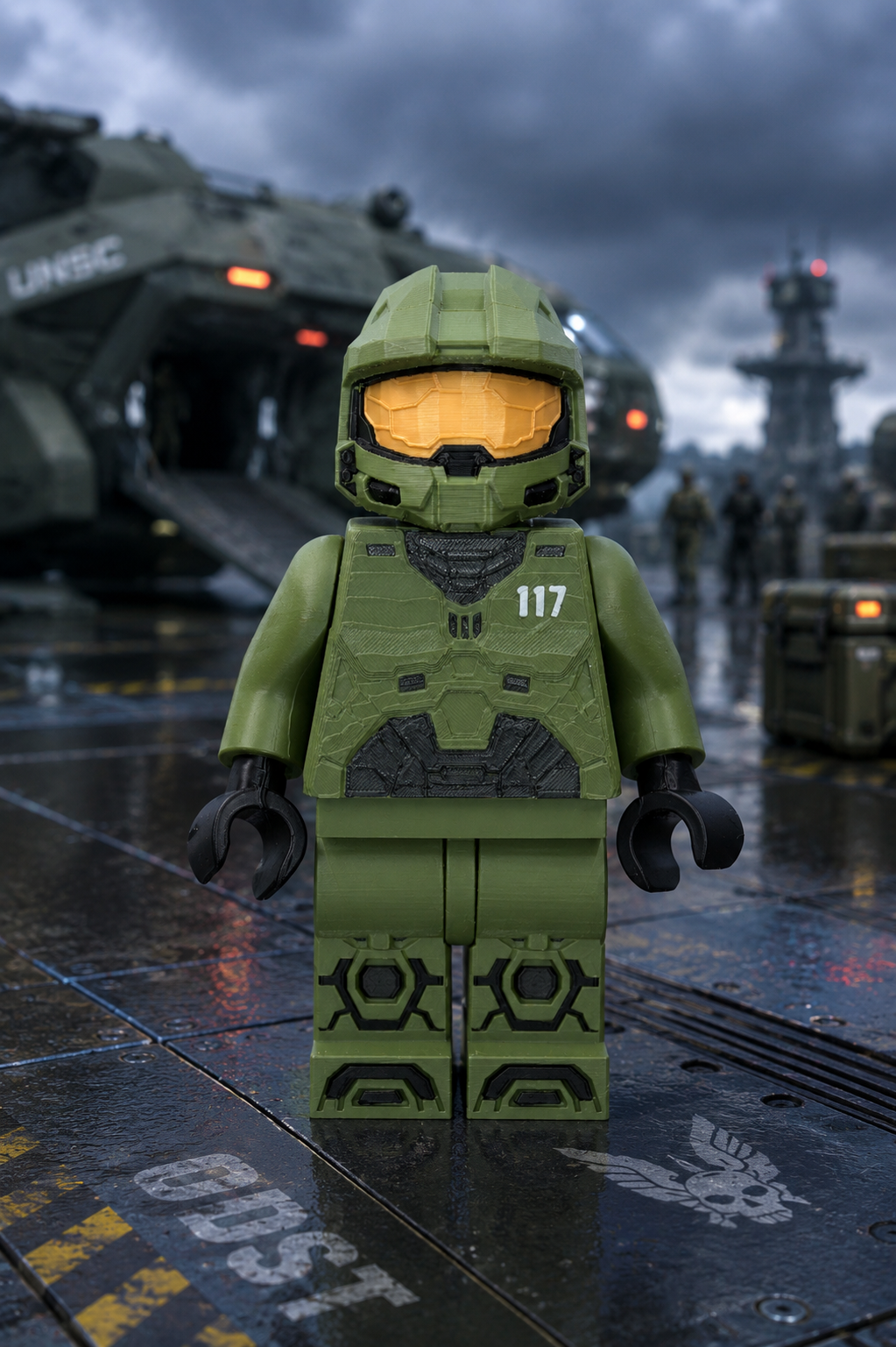 Master Chief Brick Figure