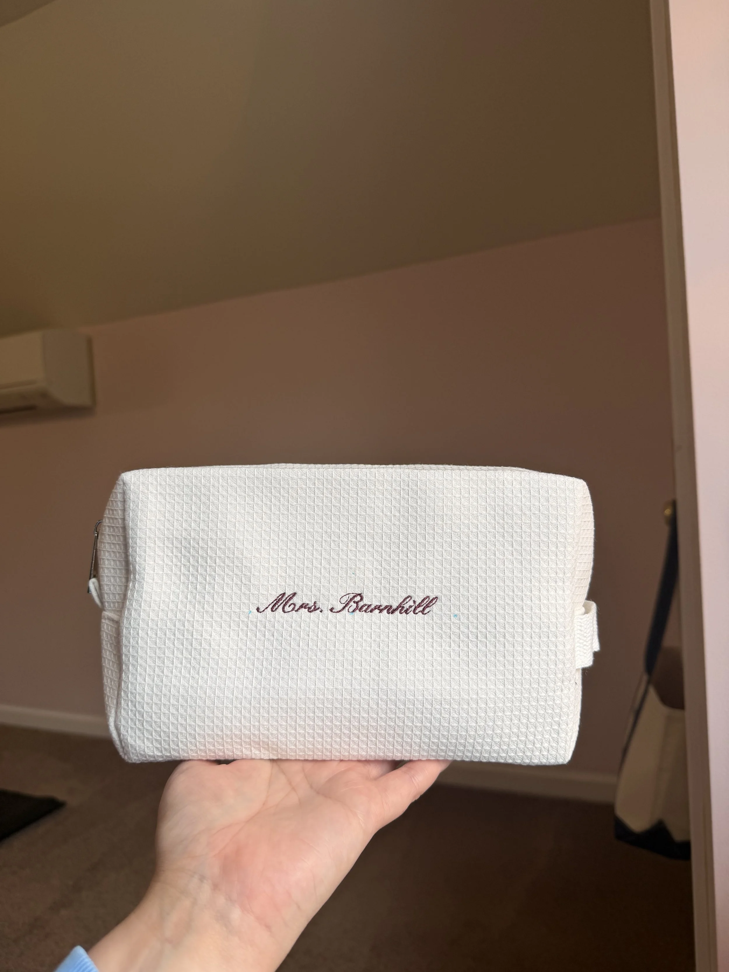 Waffle Cosmetic Bag