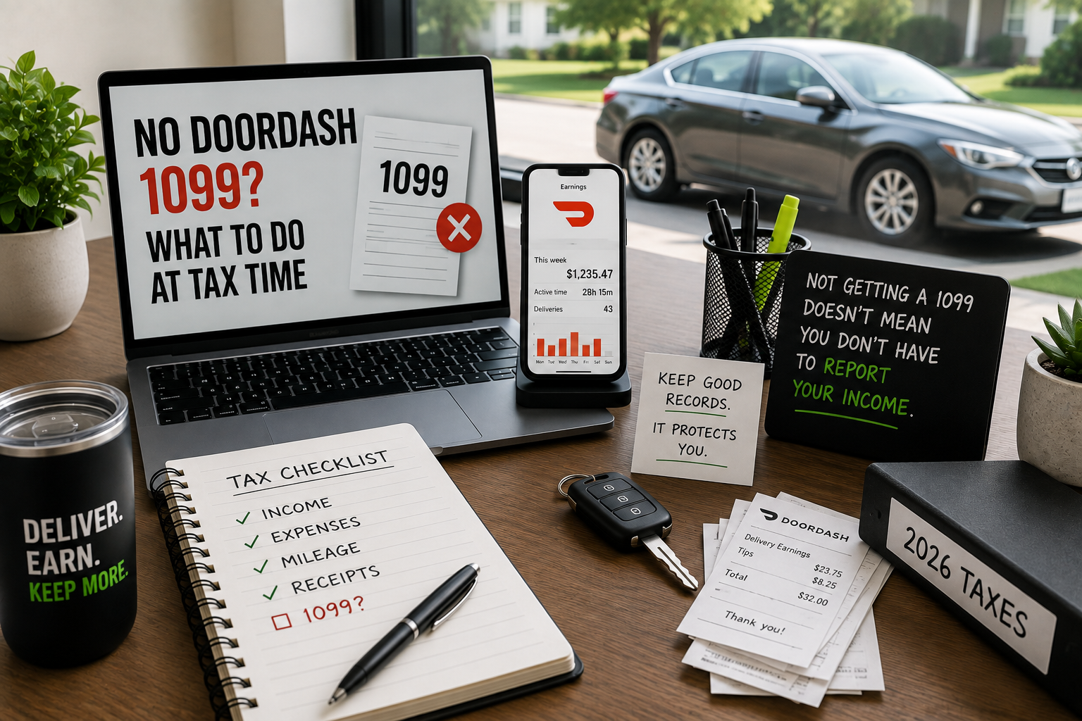 What Happens If DoorDash Doesn't Send You a 1099? (2026 Guide)
