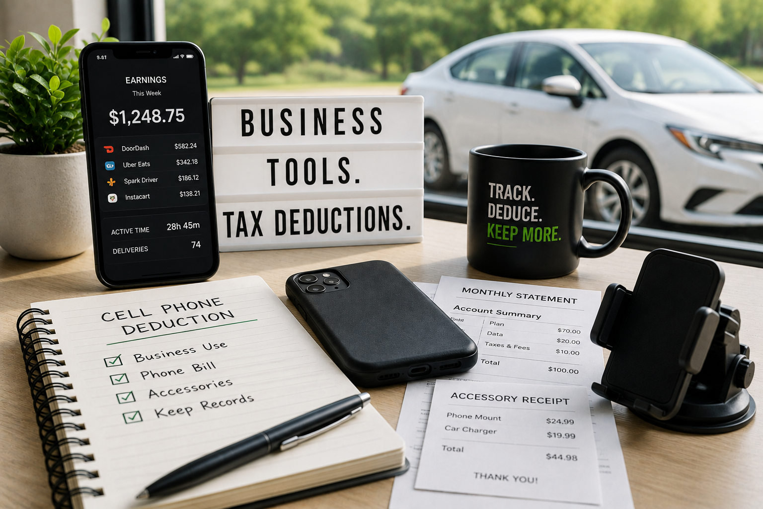 Can Gig Workers Deduct Their Cell Phone Bill? (2026 Guide)
