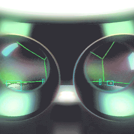 Close-up of a car's dashboard with two circular gauges displaying speed and fuel level, illuminated in green.