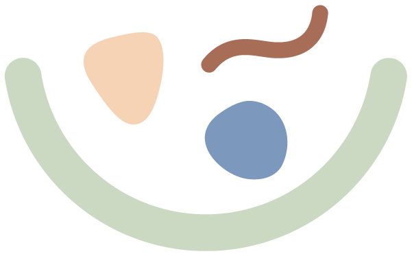 Feed and Nurture logo illustration — a friendly food bowl character representing child nutrition and family feeding support