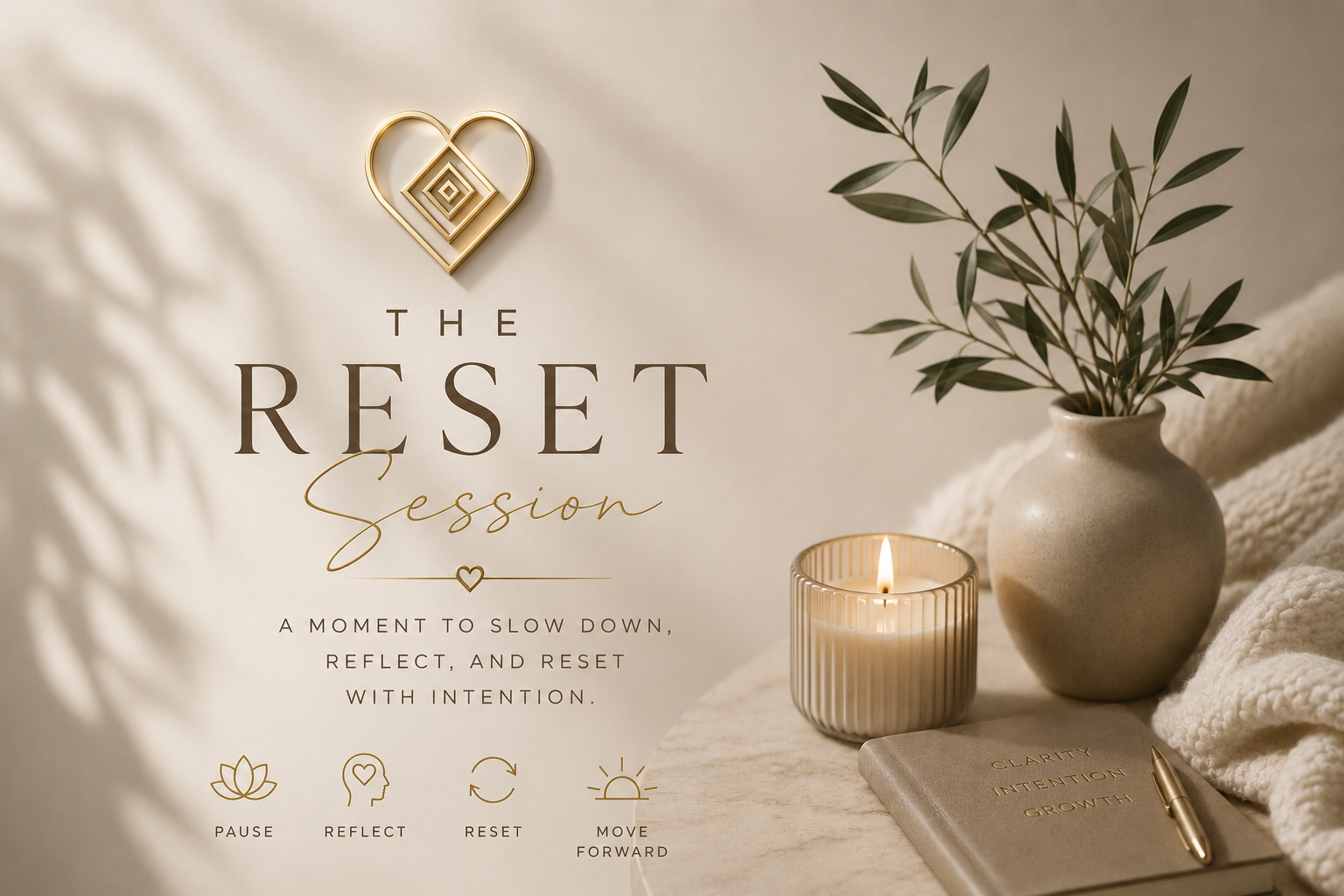 The Reset Session - A moment to slow down, reflect, and reset with intention.