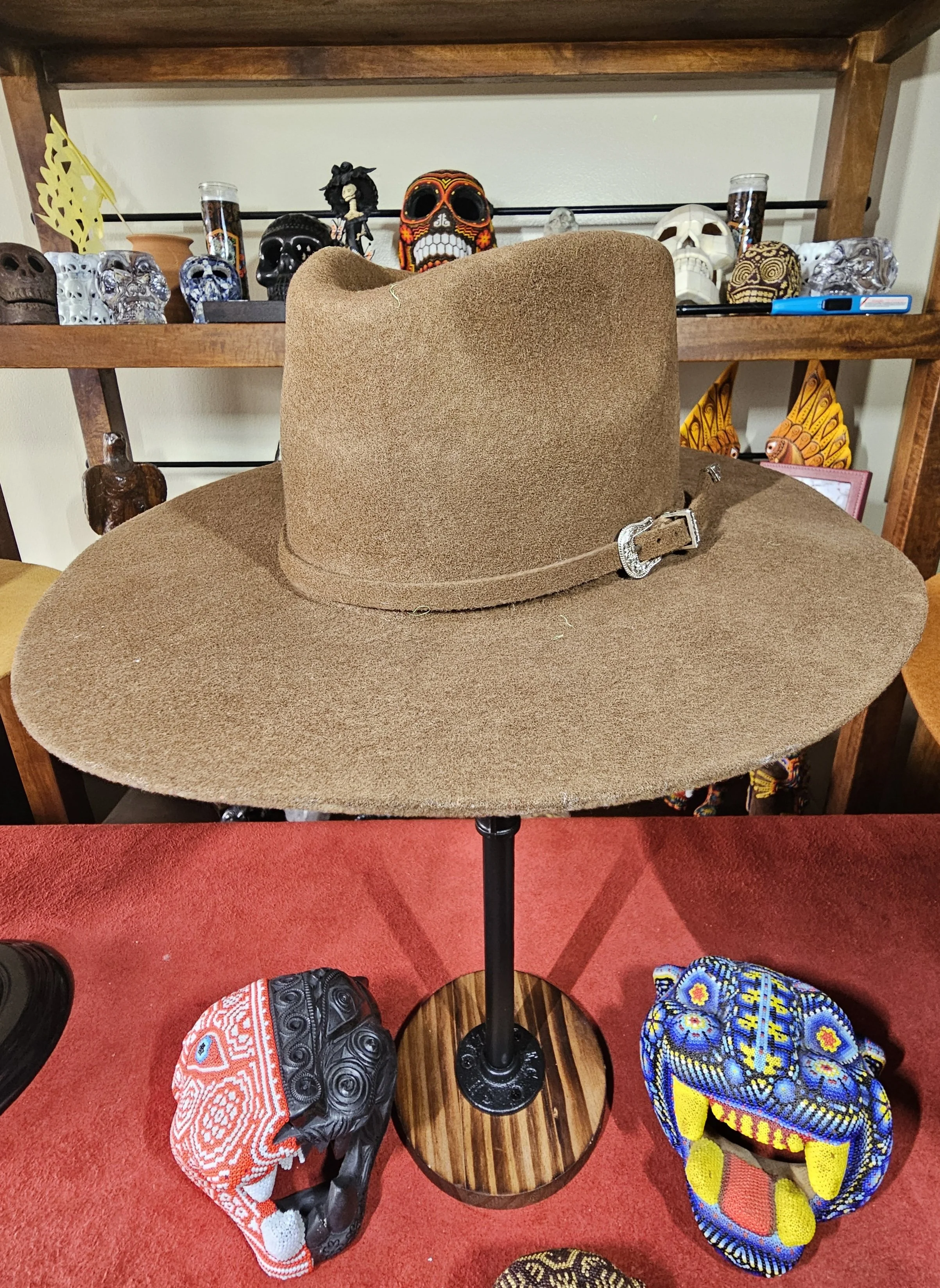 Dark Brown Wool Hat  - Sombrero de Lana Café Oscuro