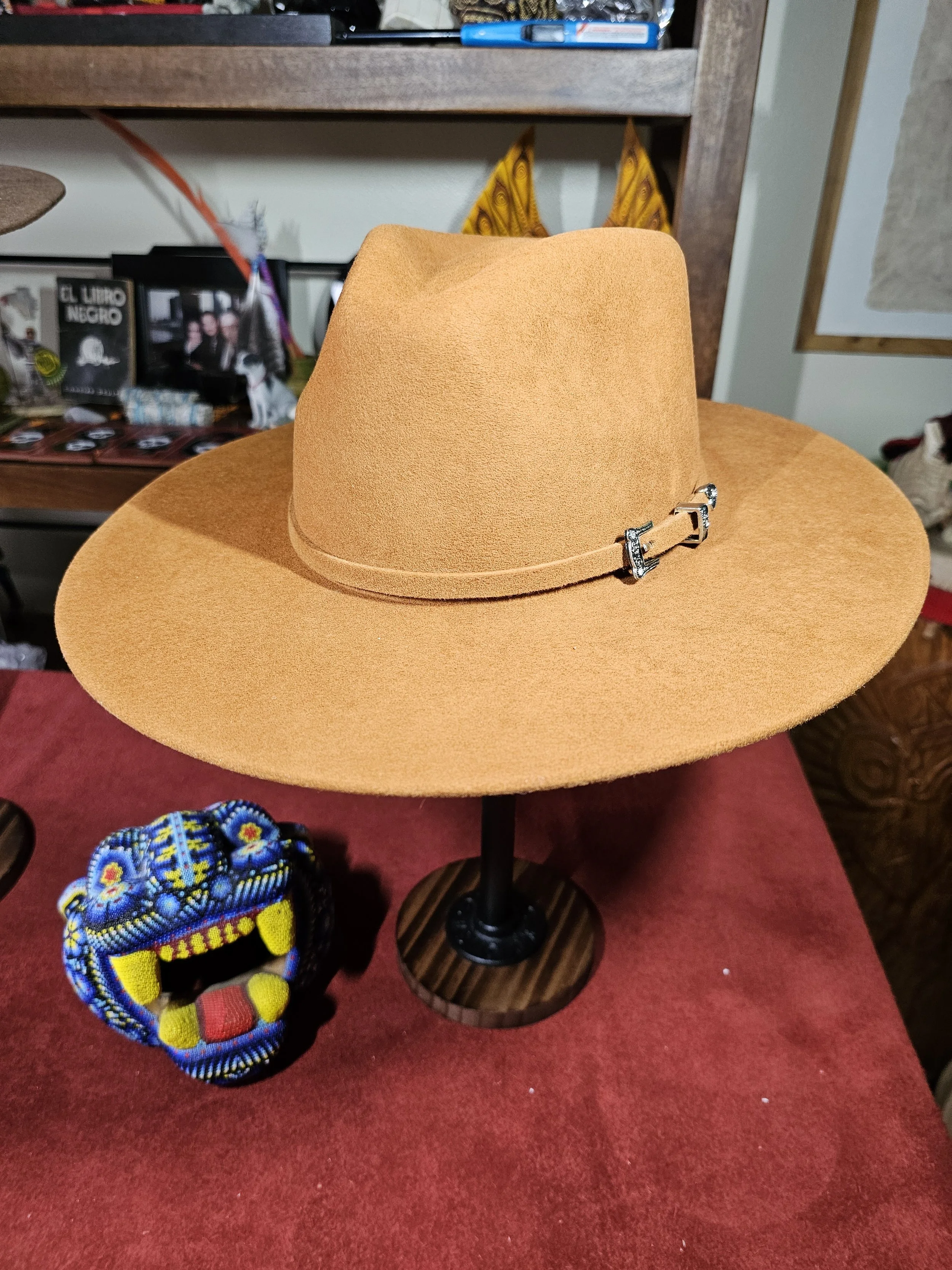 Medium Brown Wool Hat / Sombrero de Lana Cafe Mediano