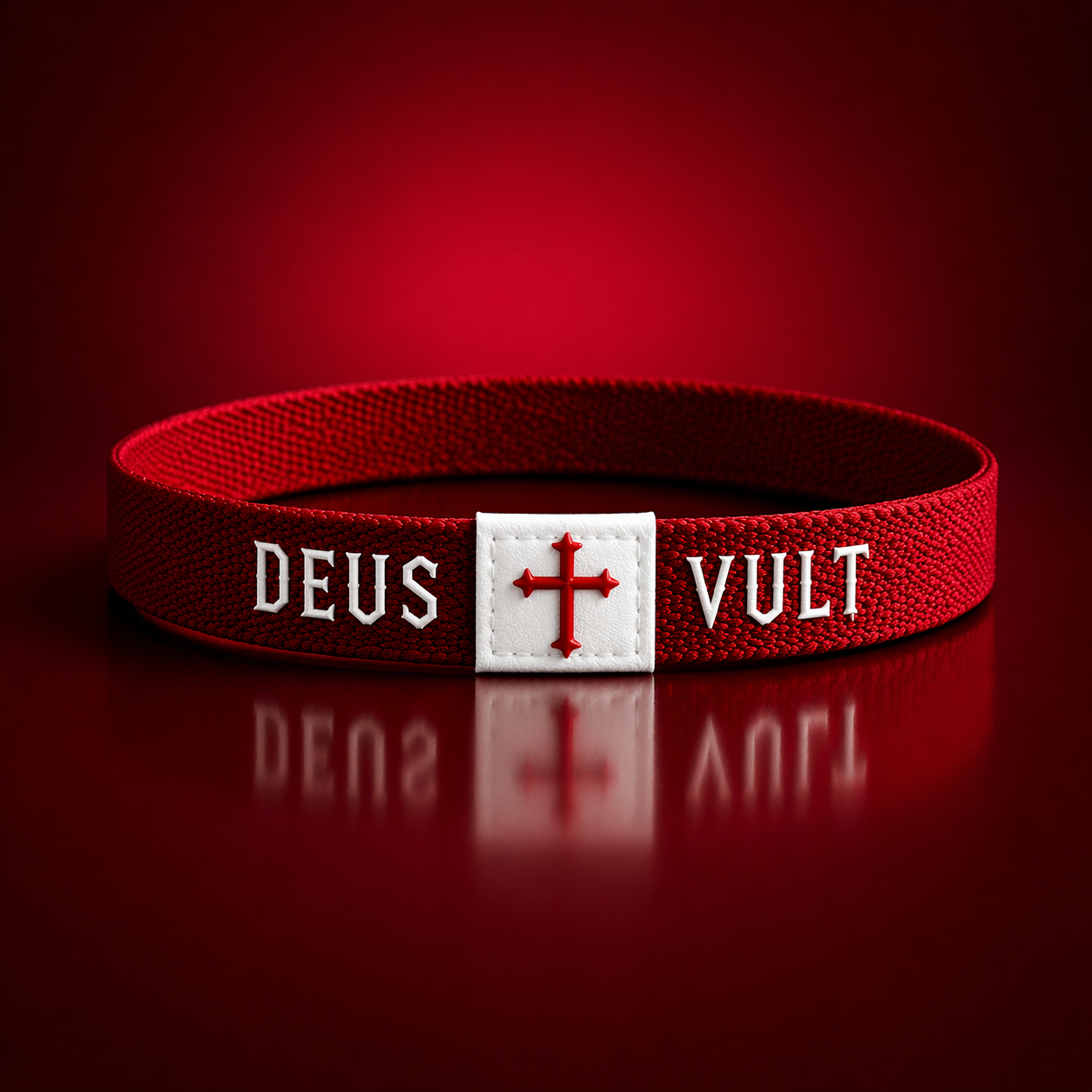 Deus Vult Woven Bracelet
