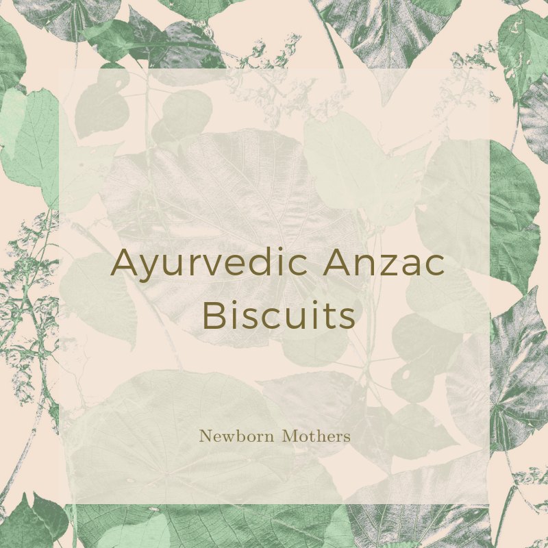 Ayurvedic Anzac Biscuits