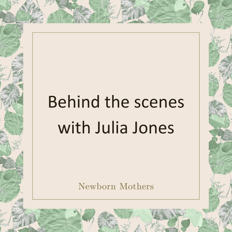 Behind the scenes with Julia Jones