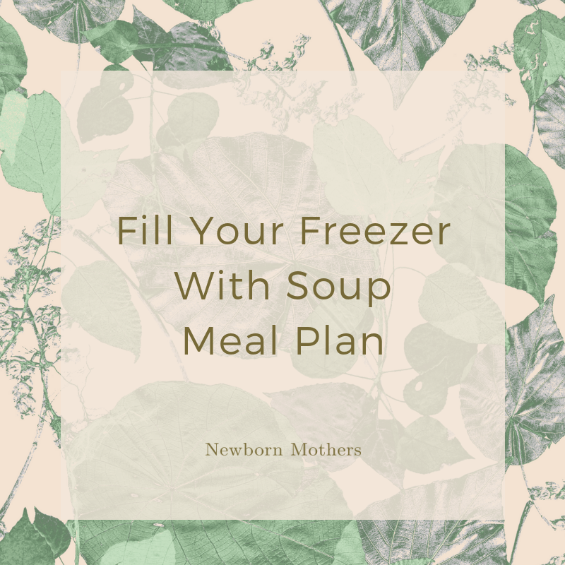 Fill Your Freezer With Soup Meal Plan