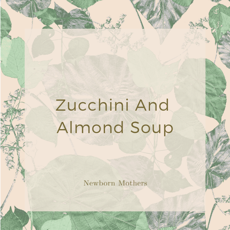 Zucchini And Almond Soup