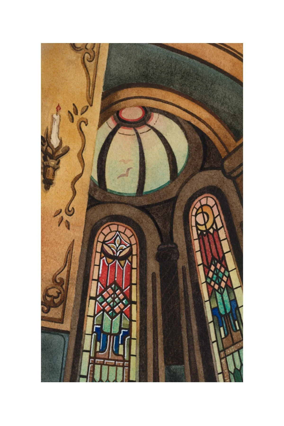 stain glass windows
