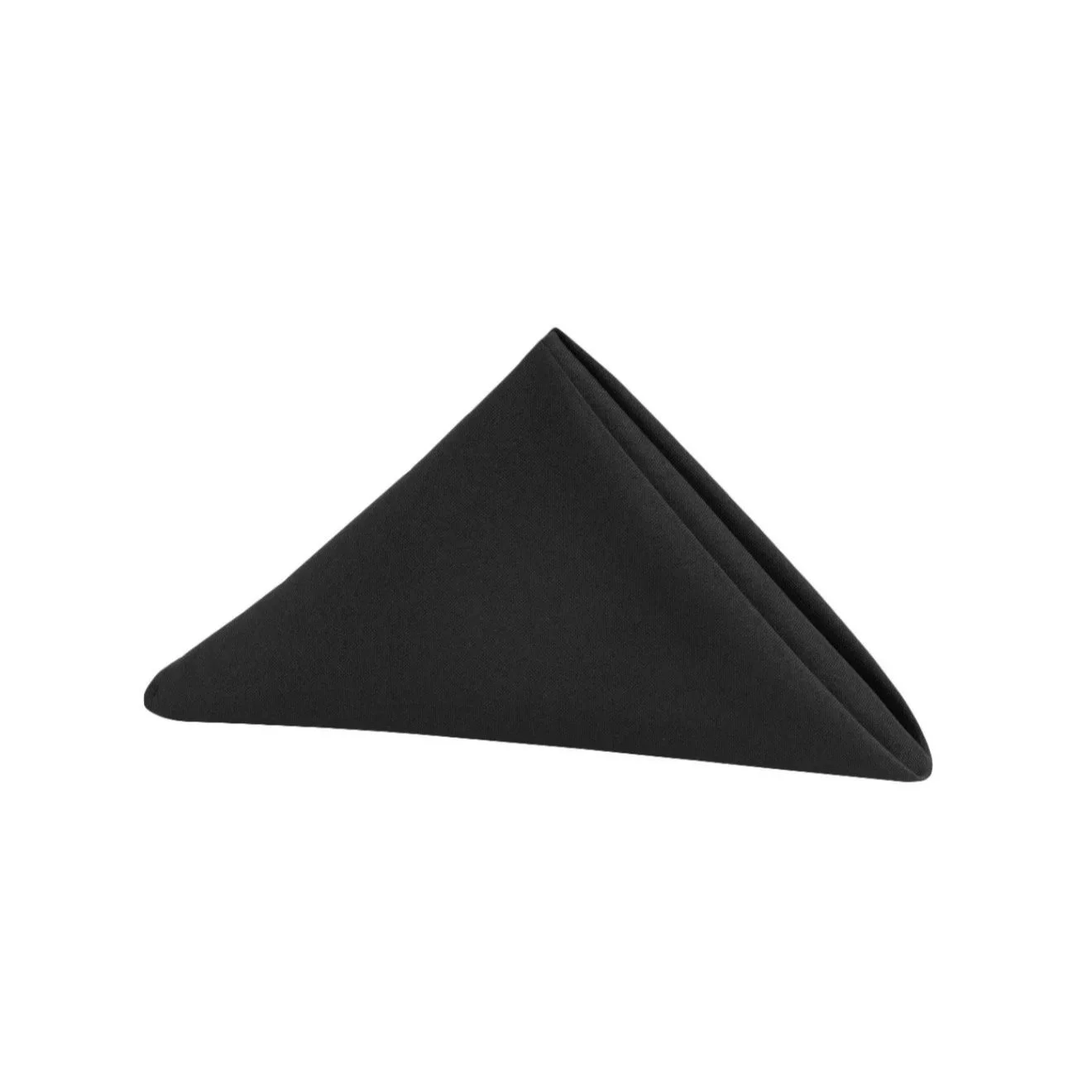 Black fabric foldable stand or device case on a white background.