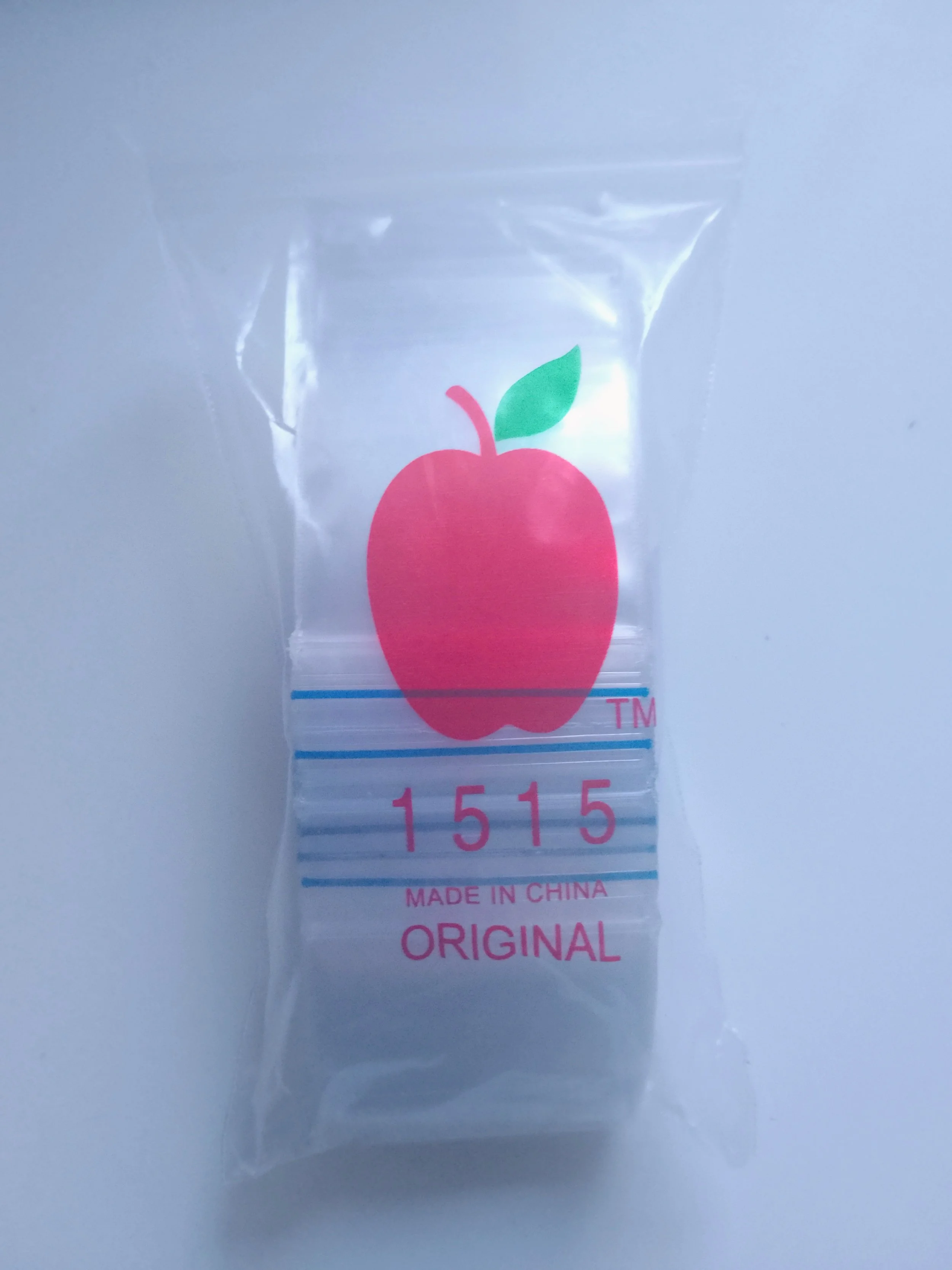 '1515' CLEAR APPLE BAGGIES