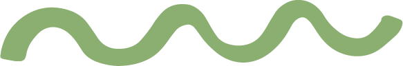 A flowing wavy green line on a transparent background