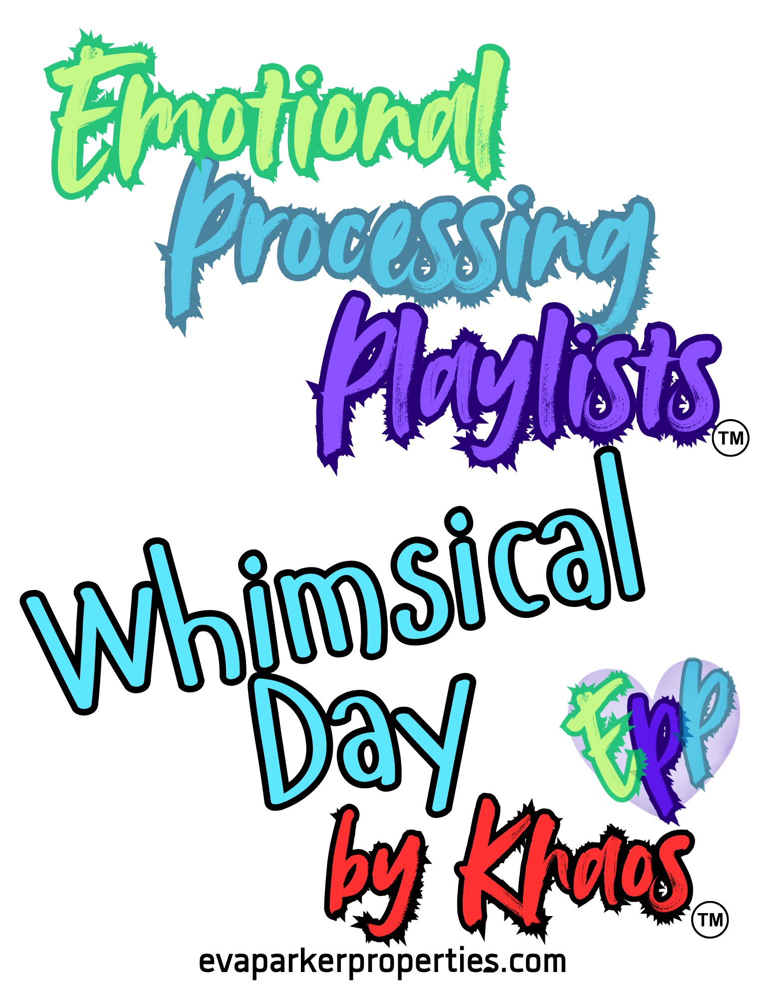 Whimsical Day EPP Cover - Emotional Processing Playlist - Workbook - By Khaos