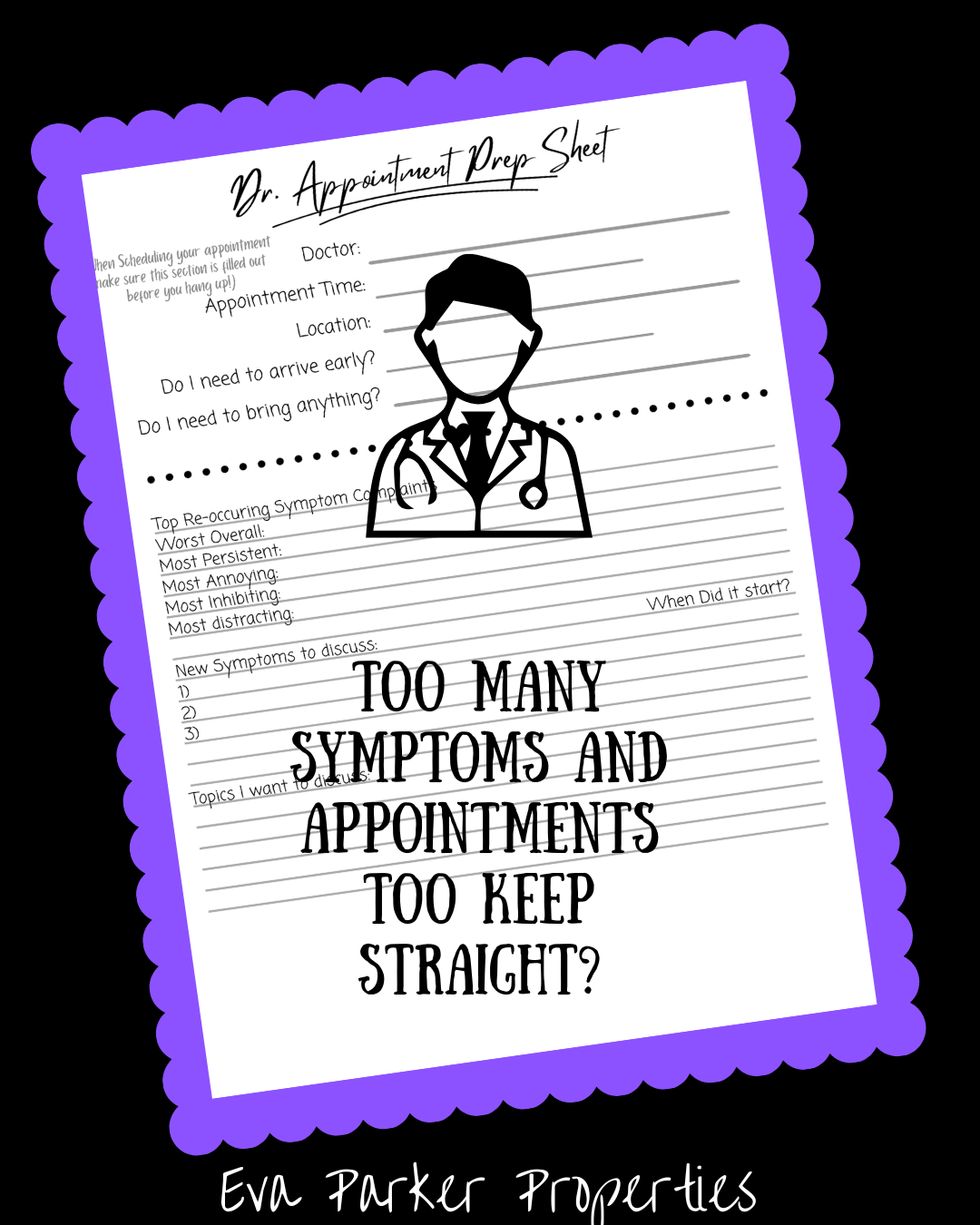 Dr Appointment Prep Sheet