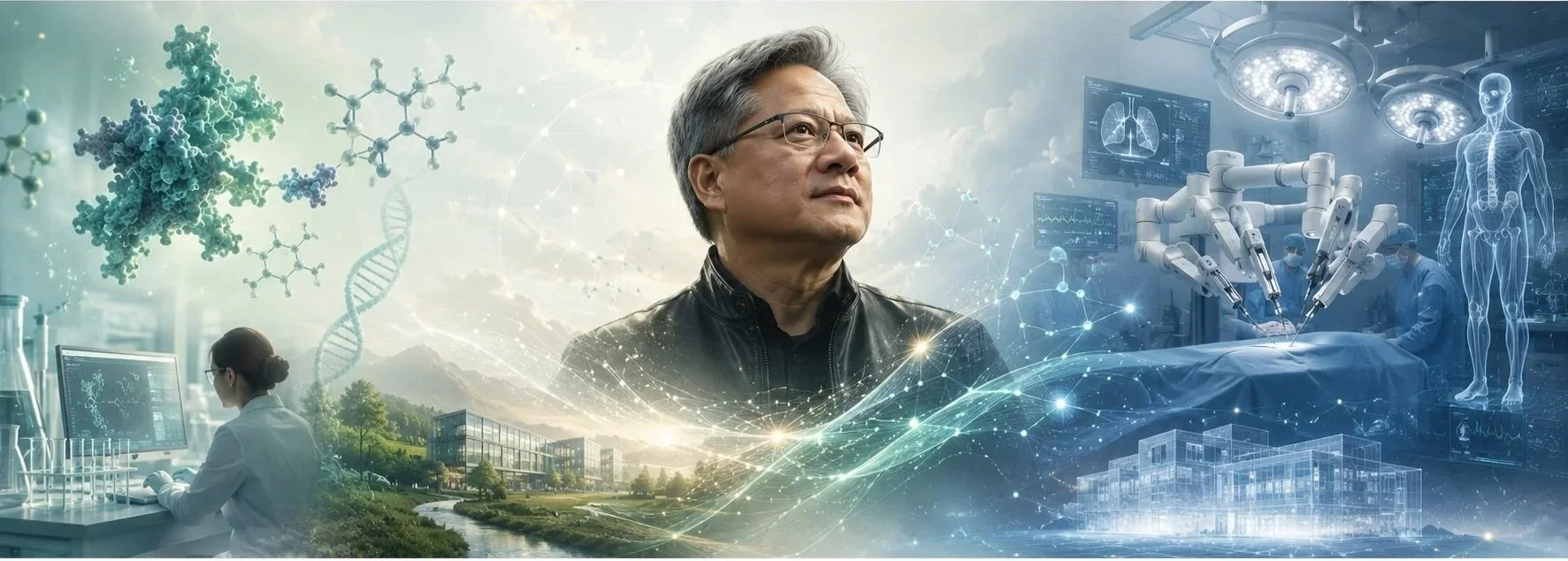 Lilly, J&amp;J, and Jensen Huang's Healthcare Gambit: Two Roads to AI in Medicine