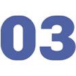blue outlined icon of an arrow