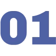 blue outlined icon of a program