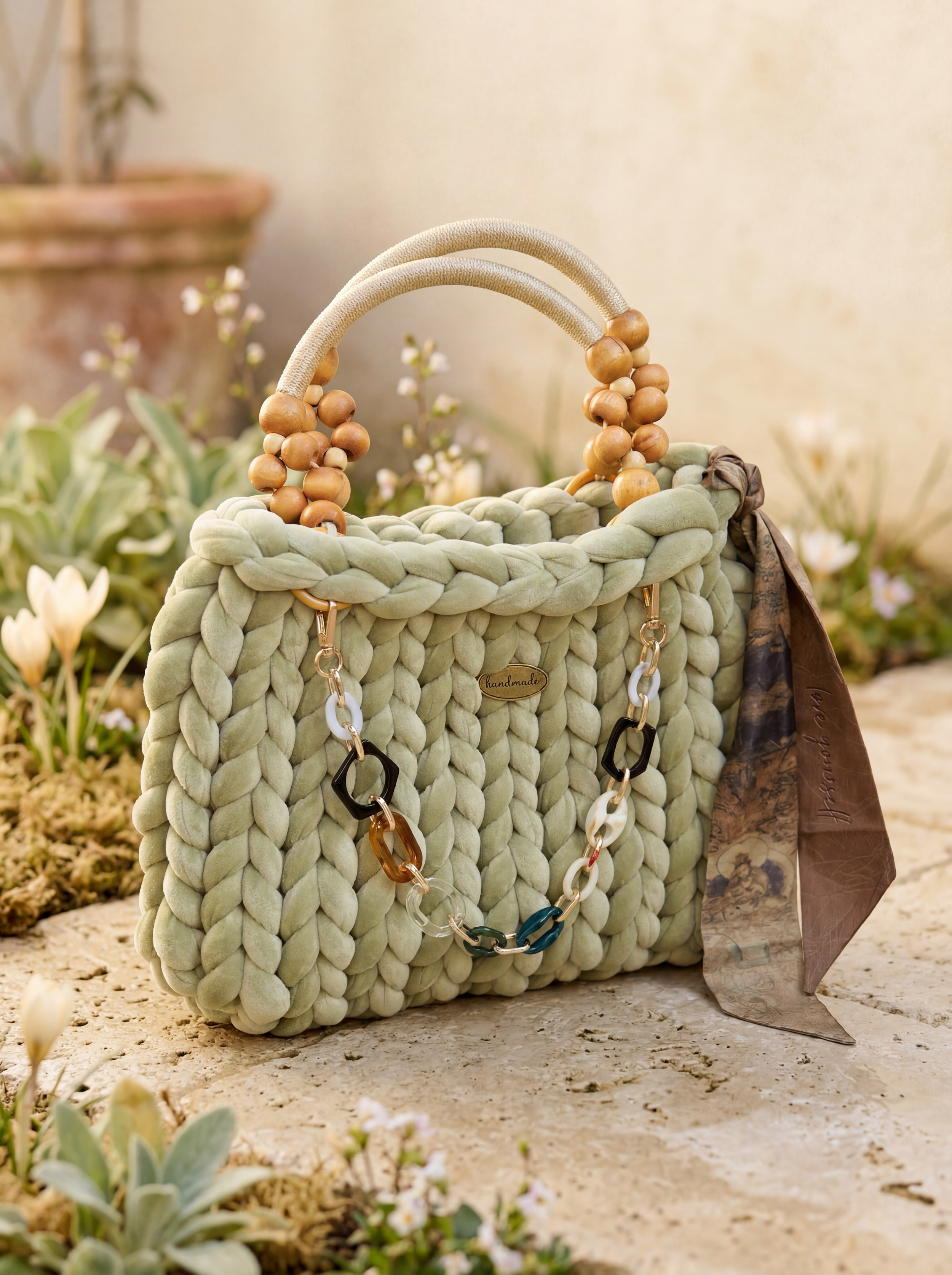 Cloud Carry Tote Wooden Sage
