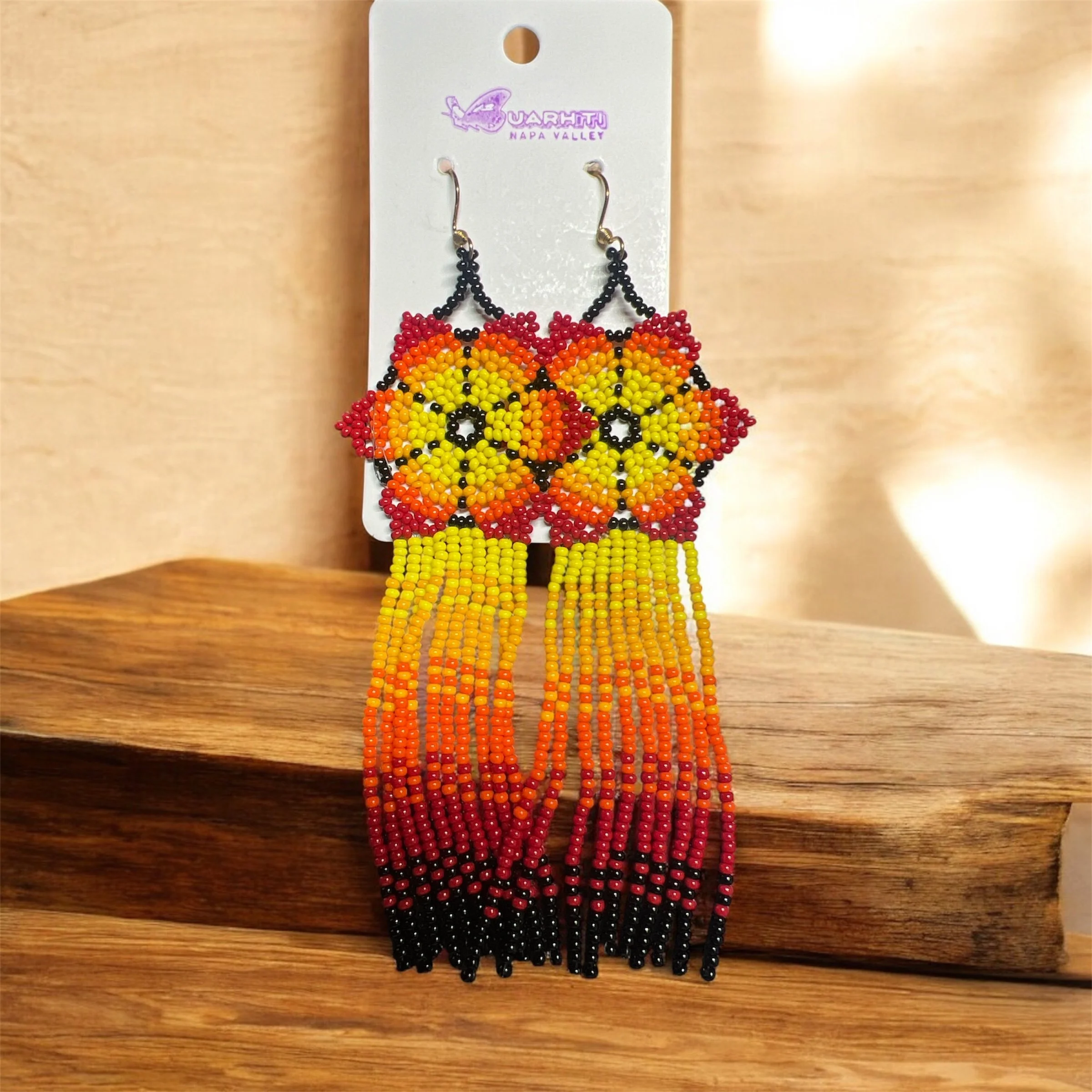 Aretes Sol de Fuego / Sun Fire Earrings