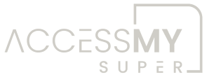 Logo with the text 'ACCESS MY SUPER' in white on a black background.