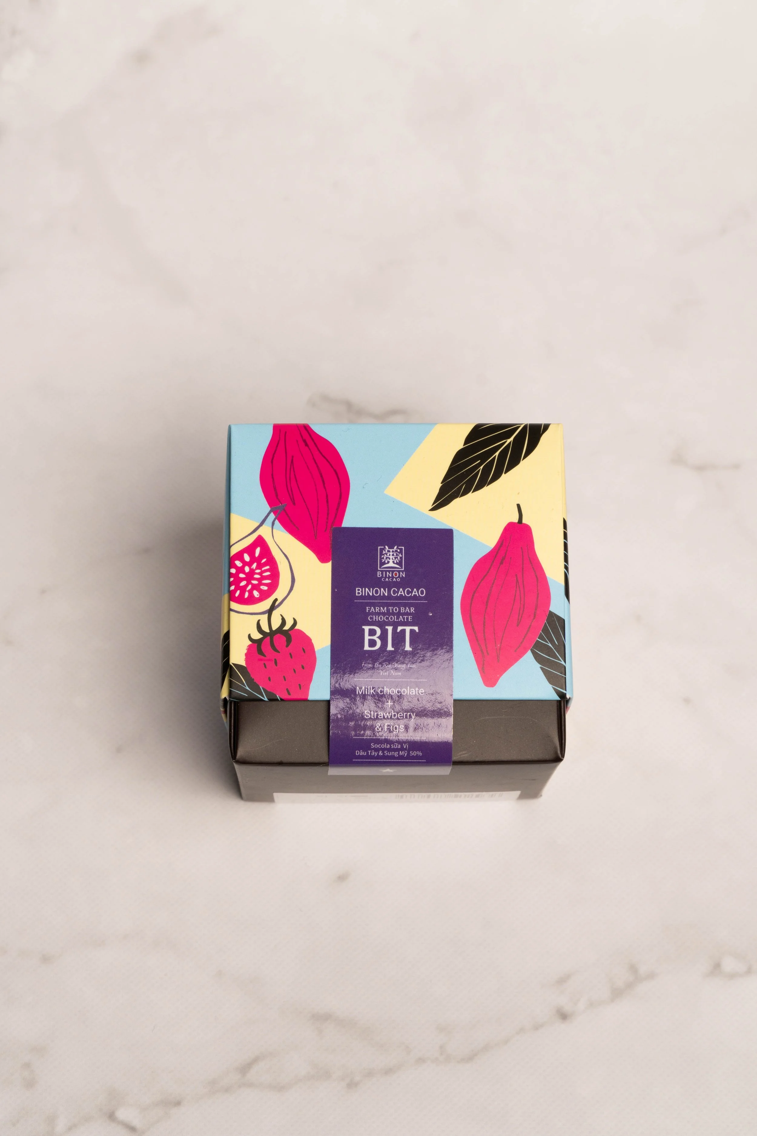 Binon Cacao Bit Mini Strawberry & Fig  |    ビットミニ フィグ&ストロベリー