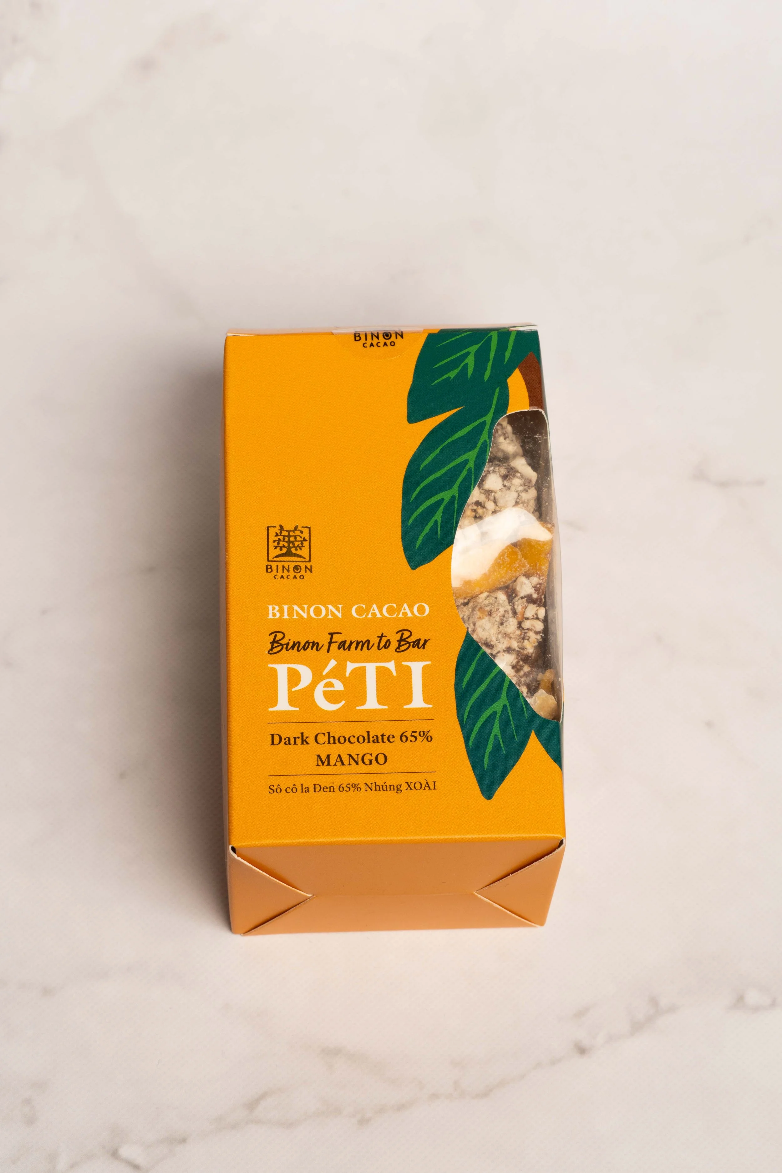 Binon Cacao PéTI Dark 65%  Mango  |   PETI ダーク６５＆マンゴー