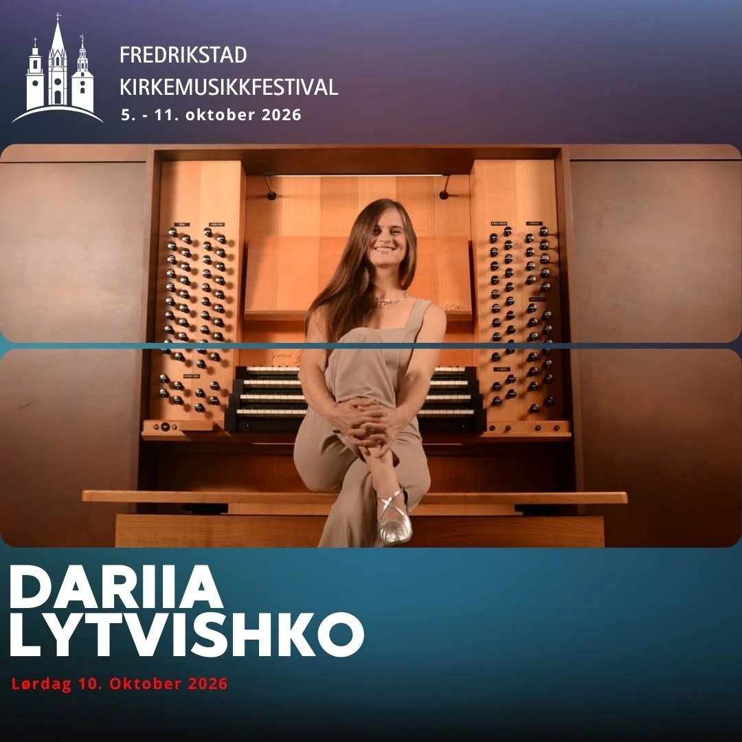 Dariia Lytvishko i Fredrikstad Domkirke