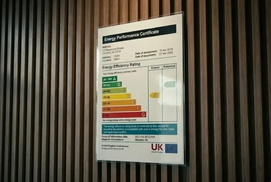 Energy Performance Certificate rated A, produced by Salvis as part of energy compliance services