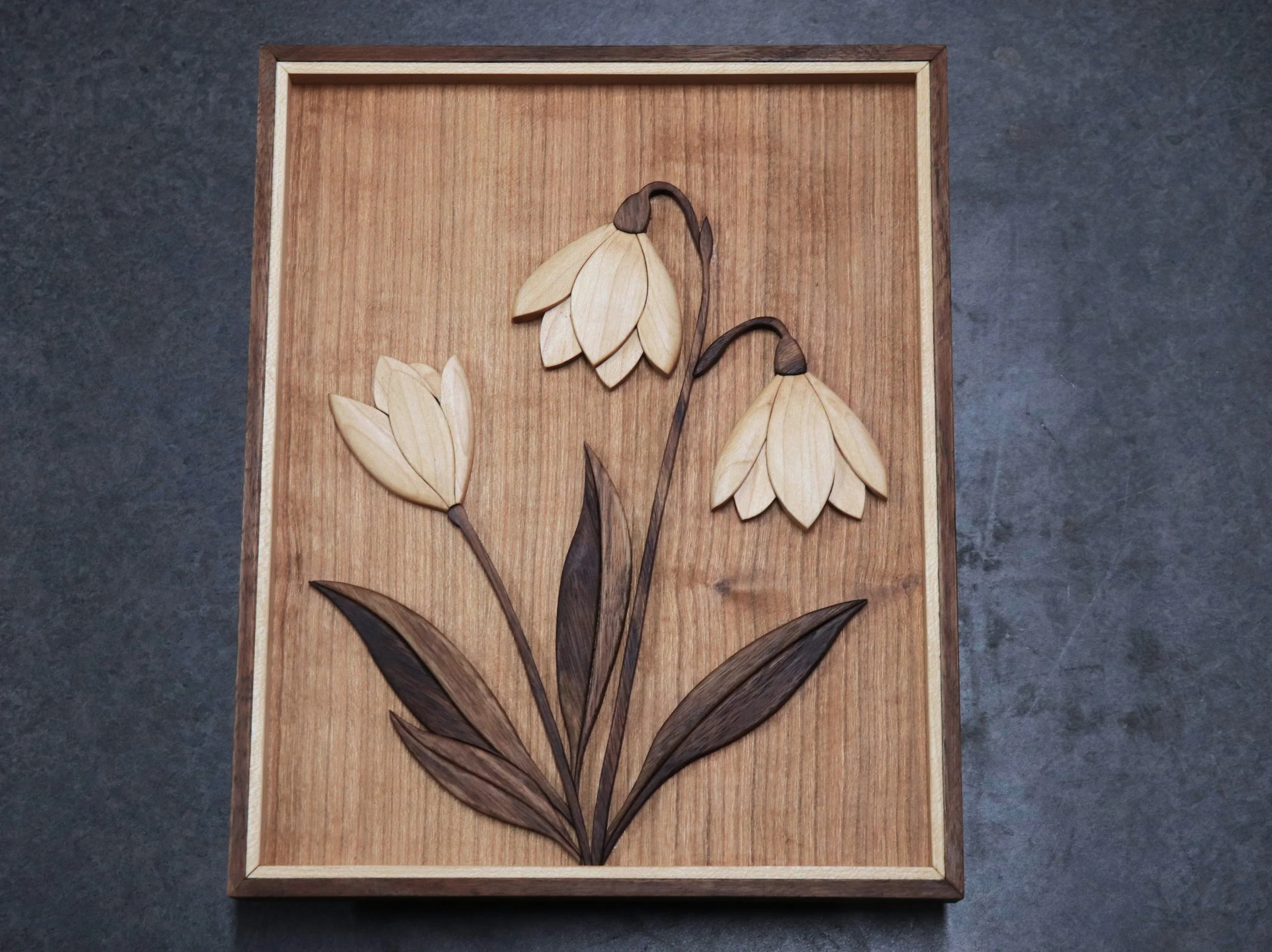 Calla Lilies | Intarsia Art
