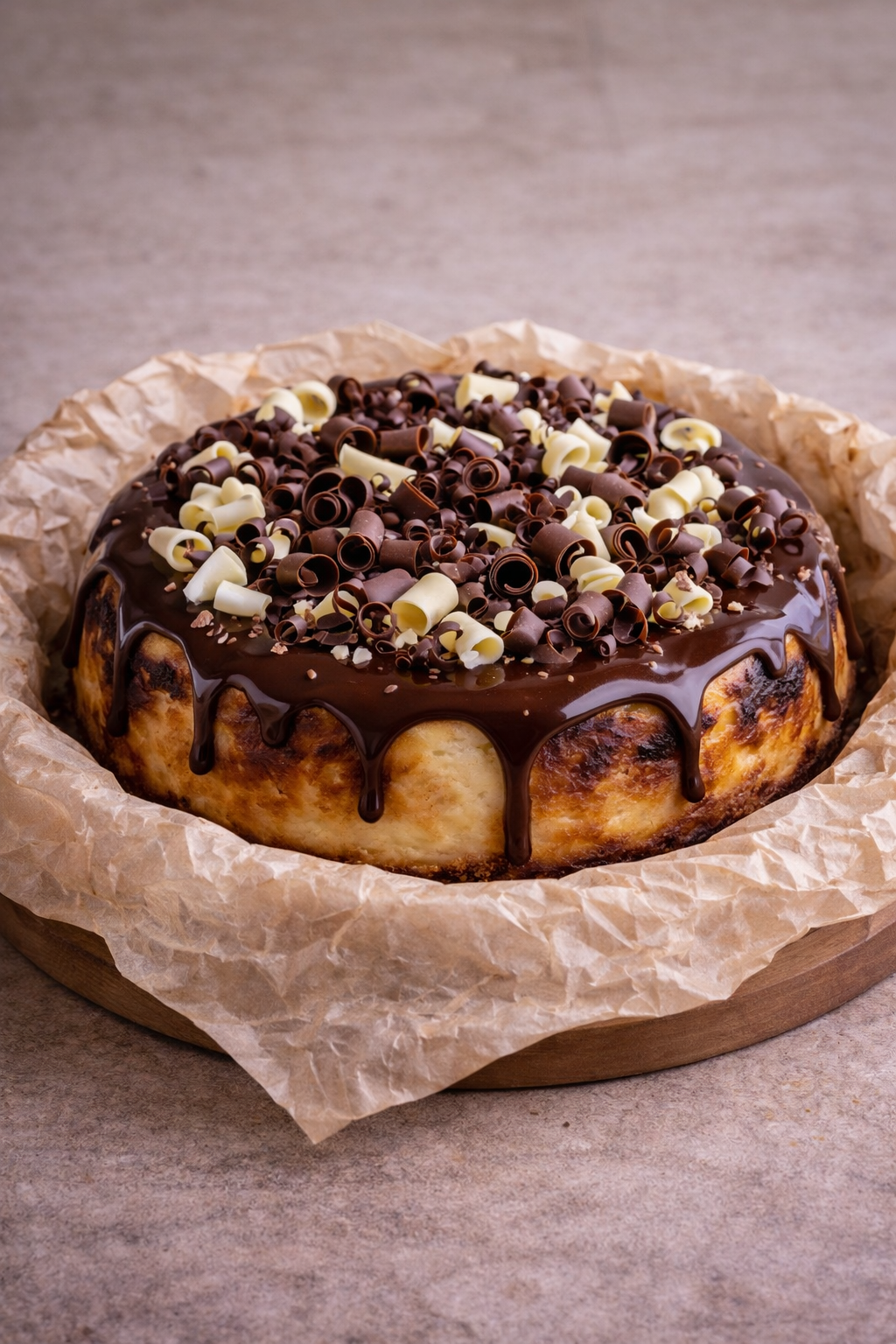 Chocolate Decadence Basque Cheesecake