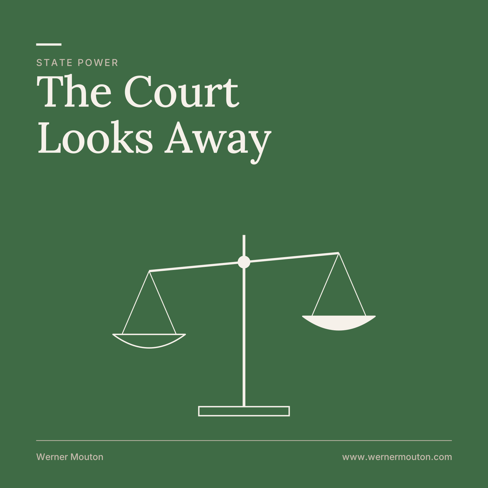 The Court Looks Away