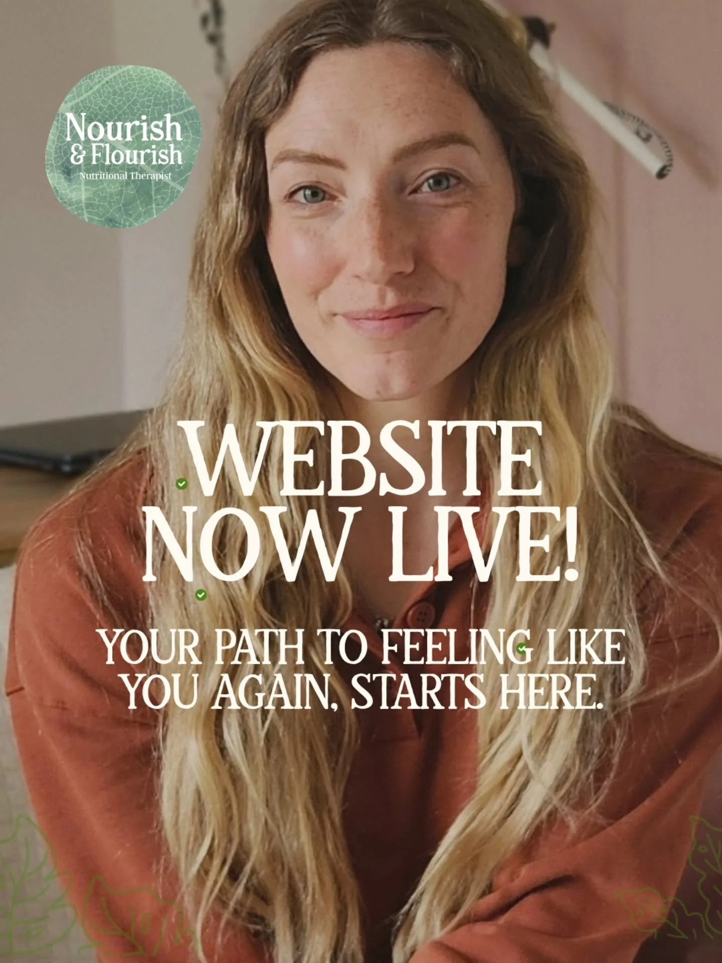 The Nourish and Flourish website is live!!

Head on over and have a nosey, and if it feels like a good fit, you can book a slot straight from the site. ✨️

I'm ready to help you improve your health, without the overwhelm!

Link in bio