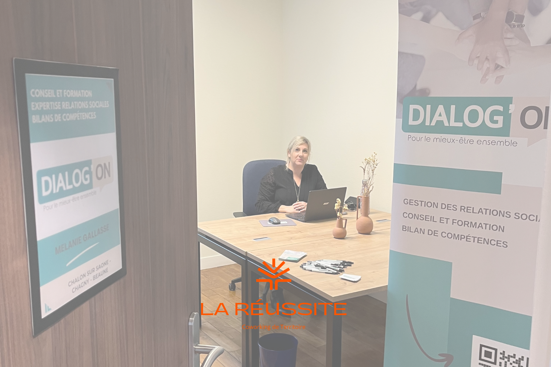 Mélanie Gallasse - Bureau fixe ou coworking ? 